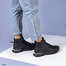 Жіночі зимові черевики зі шнурівкою, фото 3