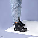 Жіночі зимові черевики зі шнурівкою, фото 5