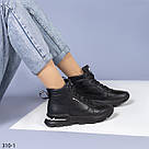 Жіночі зимові черевики зі шнурівкою, фото 9