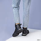 Жіночі зимові черевики зі шнурівкою, фото 8