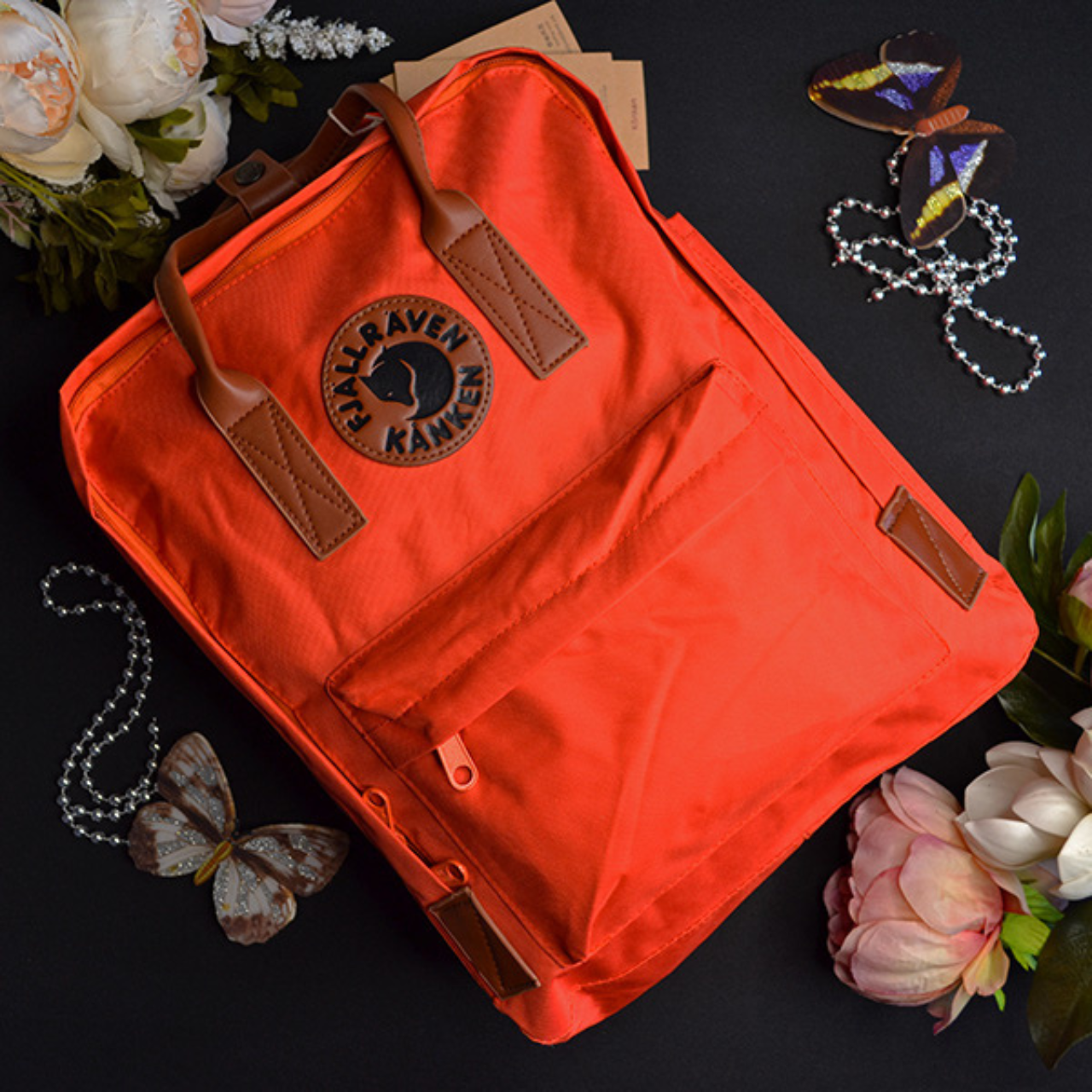 Міський рюкзак Fjallraven Kanken classic з ручками, стильний практичний молодіжний рюкзак Канкен, фото 1