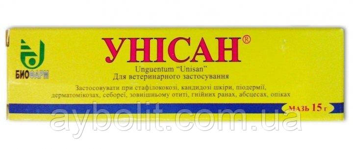 Продукт ТОВ Мазь УНІСАН 15 г (4820156510118), фото 1