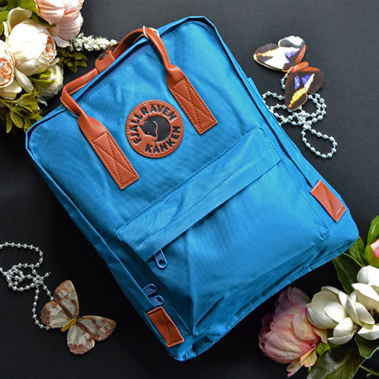 Міський рюкзак Fjallraven Kanken classic з ручками, стильний практичний молодіжний рюкзак Канкен, фото 1