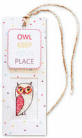 Набір для вишивання хрестом "Luca-s" N50 Owl keep your place