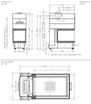 Камінна топка SPARTHERM Arte U-70h, фото 2