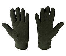 Тактичні рукавички флісові теплі олива Novator PF-1, фото 2