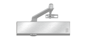 TS-20 ДОВІДЧИК ДЛЯ ДВЕРЕЙ ЗІ СТАНДАРТНОЮ ТЯГОЮ сріблястий
