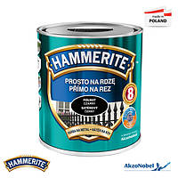 Эмаль - краска полуматовая Hammerite, Чёрный, 2.5л