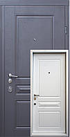 Двері вхідні в квартиру Страж / STRAJ Рубін двоколірні Дуб графіт Арт850/950х2040х95 Ліве/Праве