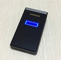 Мобільний телефон Tkexun M2 black (Yeemi M2-C) зручна кнопкова розкладачка бабушкофон