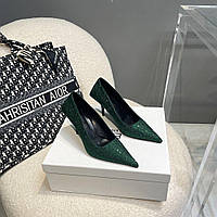 Туфли-лодочки Balenciaga Square Knife со стразами с квадратным задником