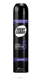 Дезодорант-антиперспірант спрей Schwarzkopf Right Guard Total Defence 5 Active 250 мл