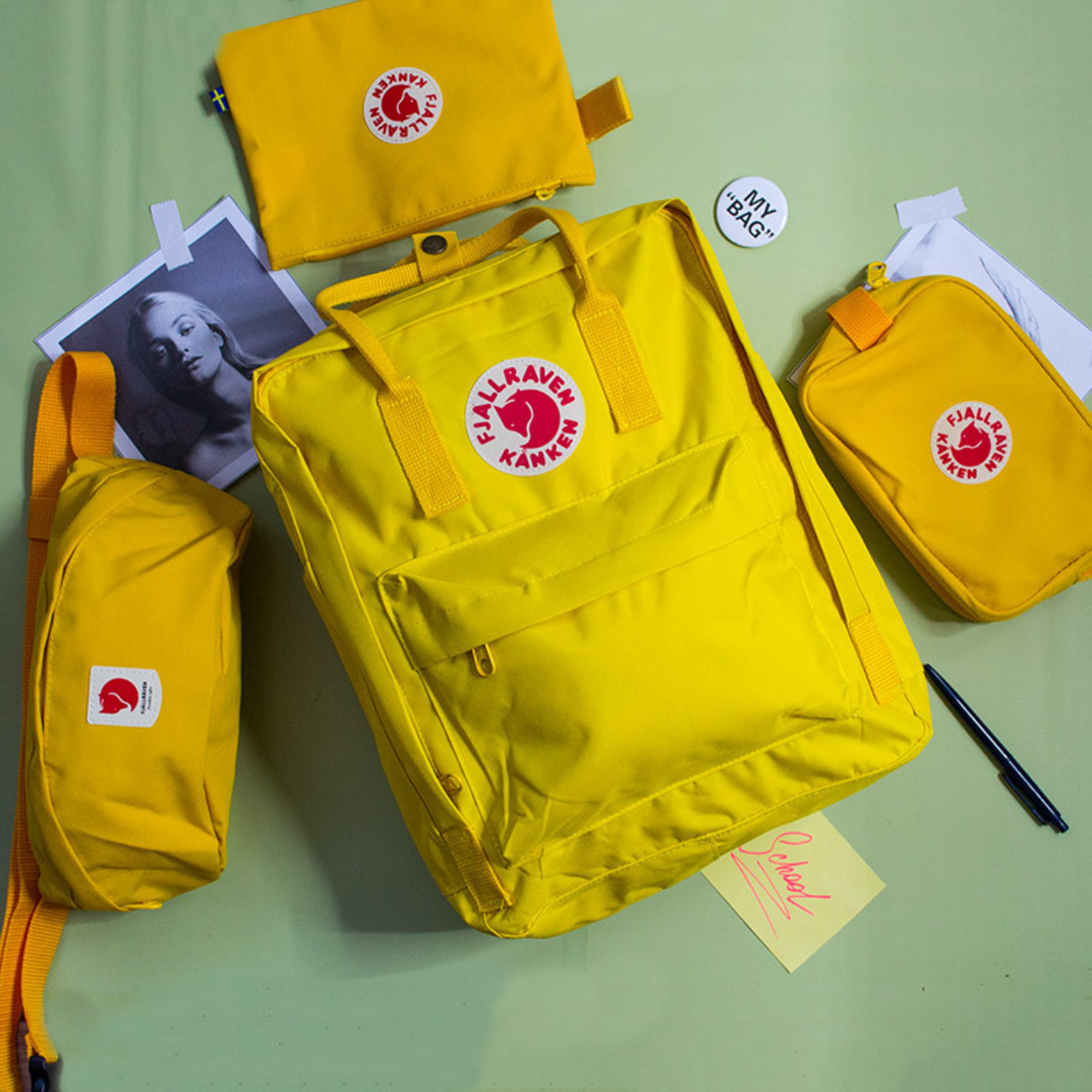 Міський рюкзак Канкен шкільний молодіжний прогулянковий рюкзак Fjallraven Kanken 16л, фото 1