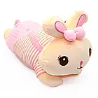 Плед іграшка подушка 3в1 собака "Зайка" з пледом усередині (Білий)