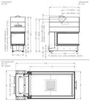 Камінна топка SPARTHERM Arte U-90h, фото 4