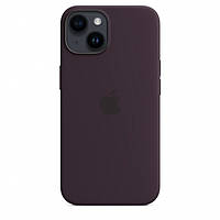 Чохол Silicone Case Premium для iPhone 14 Elderberry