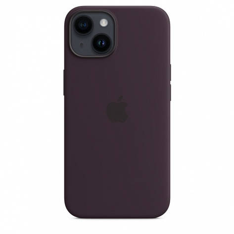 Чохол Silicone Case Premium з MagSafe для iPhone 14 Plus Elderberry, фото 1