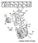 Натяжний ролик генератора 60 мм Fiat Ducato 230, Peugeot Boxer, Citroen Jumper (94-02) 2.0JTD/HDi, 9653522780, фото 8