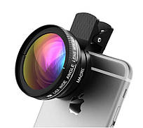 Лінза для телефона 2 в 1 - 0,45X Phone Lens (Широкудова + Макро)