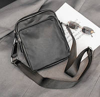 Качественная мужская сумка планшетка эко кожа черная