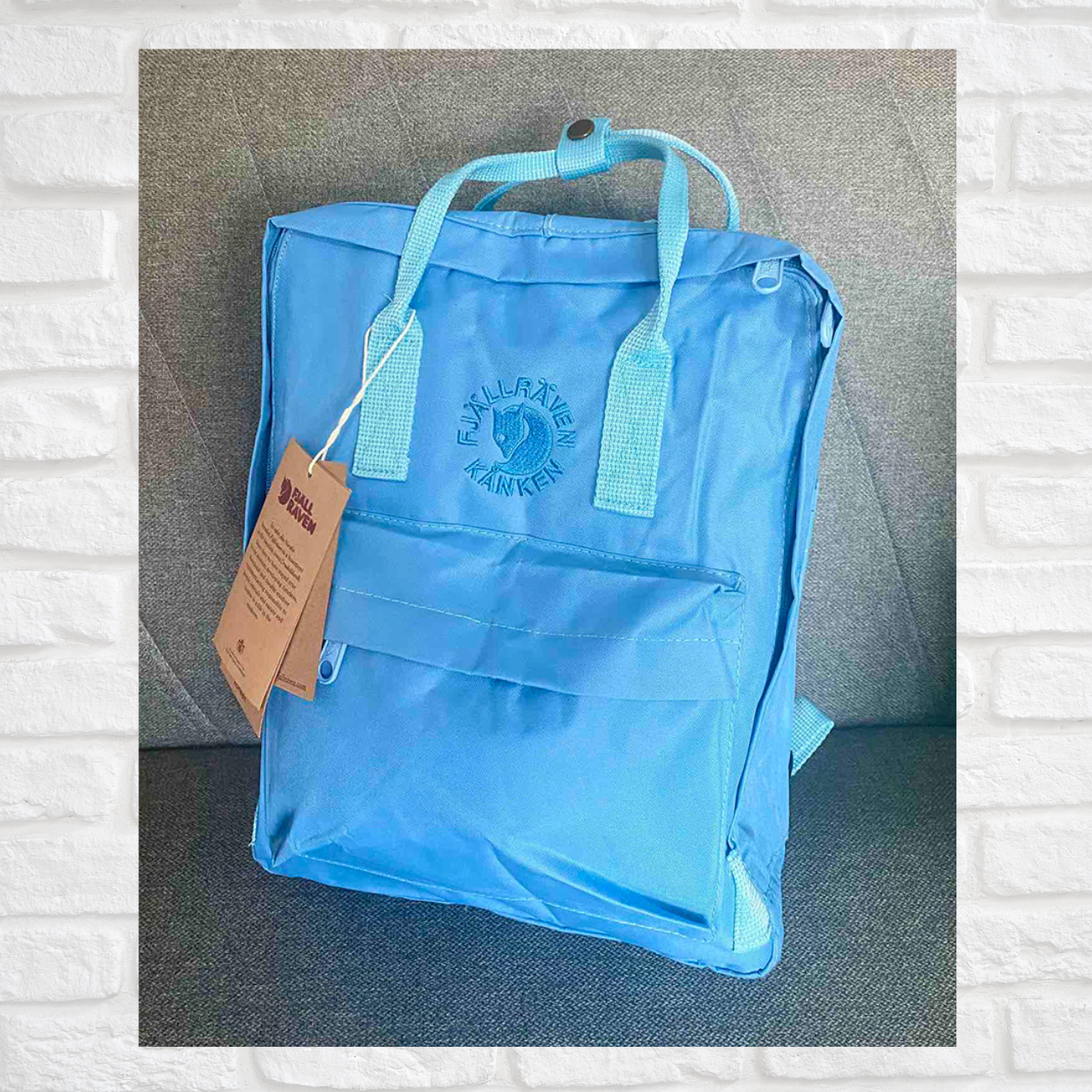 Рюкзак Fjallraven Kanken 16л з ручками, шкільний портфель, ранець Канкен, фото 1