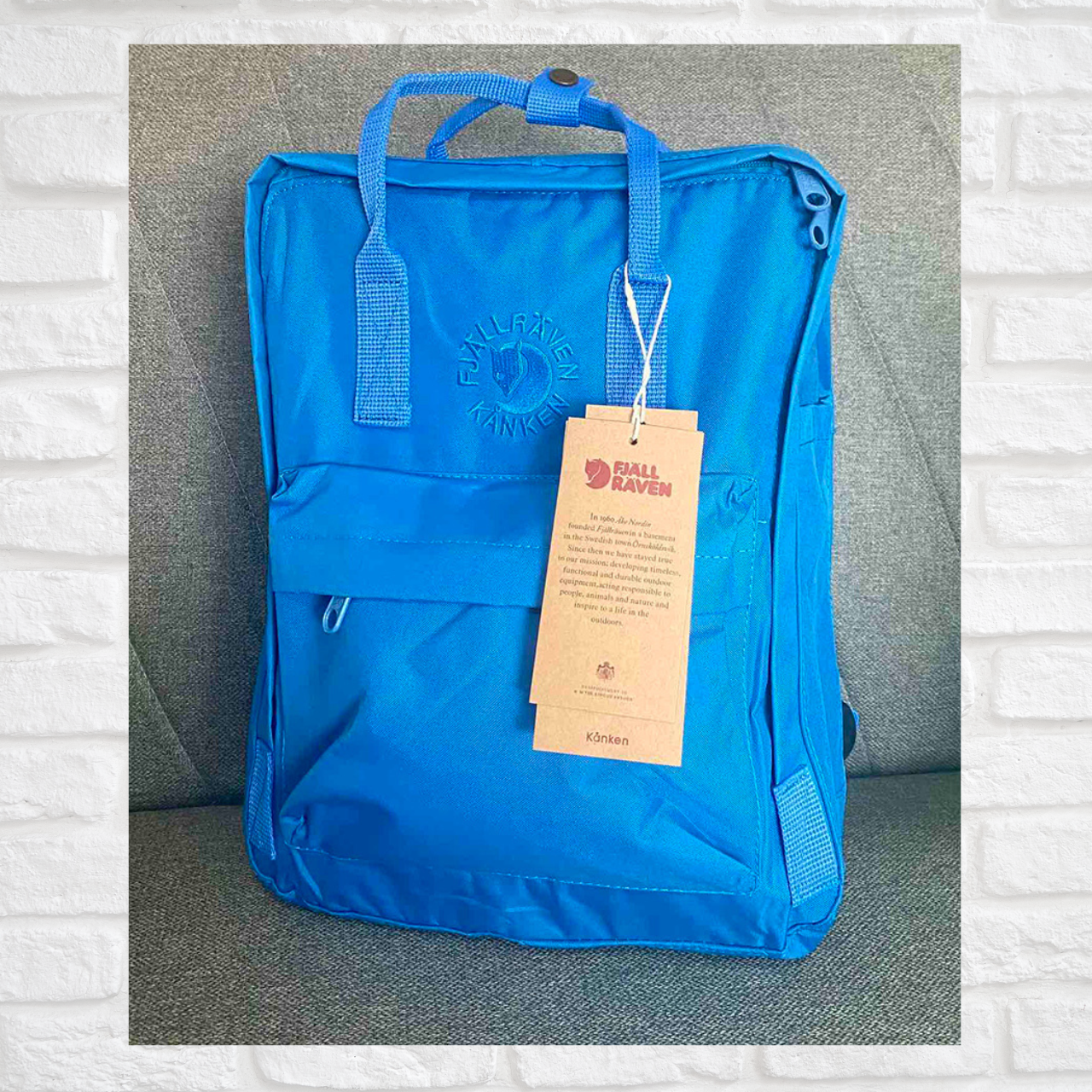 Рюкзак Fjallraven Kanken 16л з ручками, шкільний портфель, ранець Канкен, фото 1