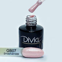 База камуфлирующая Divia Gummy Base (GB1507 Natural Shimmer Pink), Di1008, 15ml