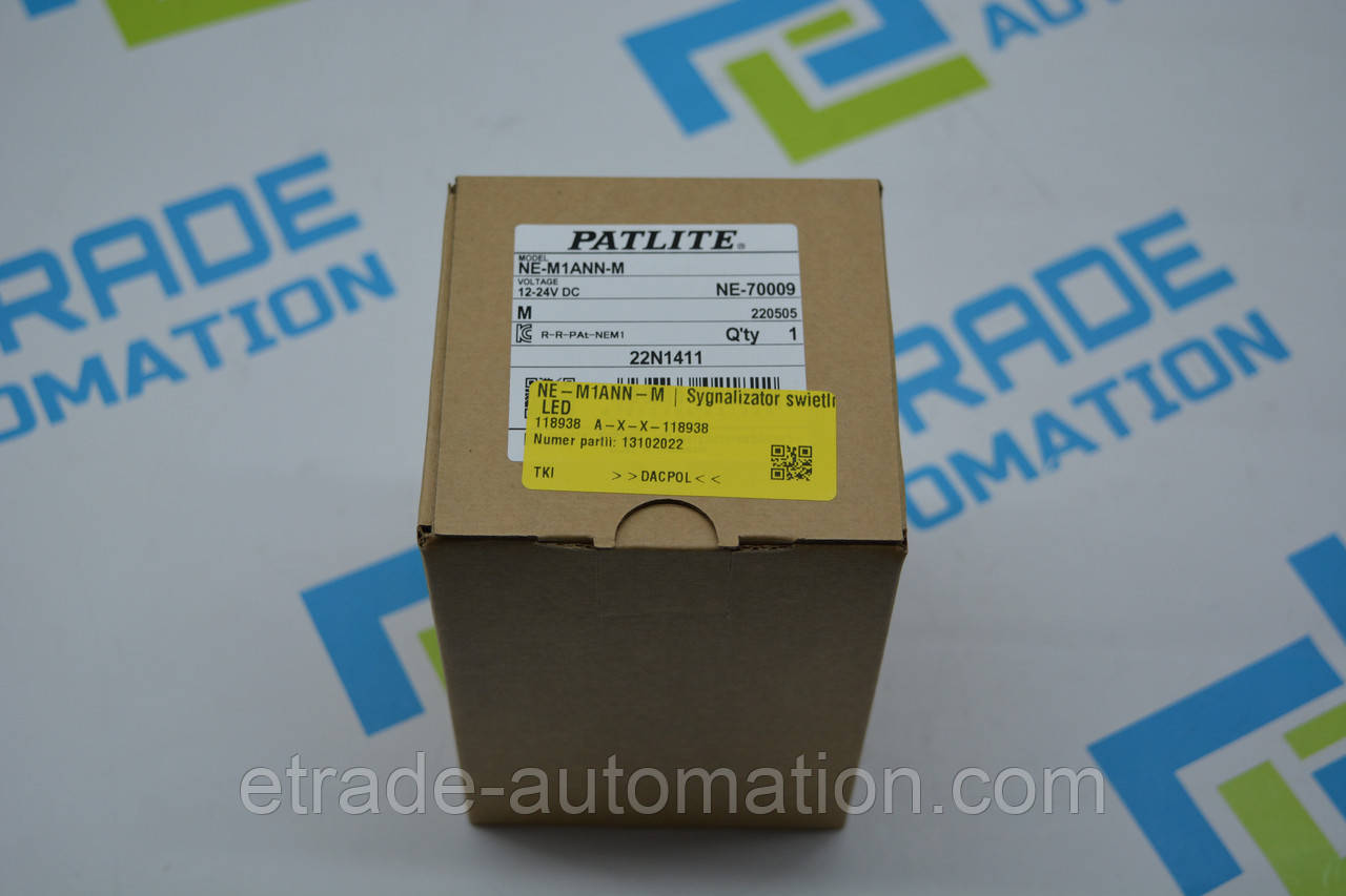 Сигнальний маяк Patlite NE-M1ANN-M