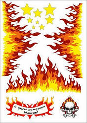 Вафельна картинка для мафінів, топерів, пряників "Hot Wheels" (лист А4) 6