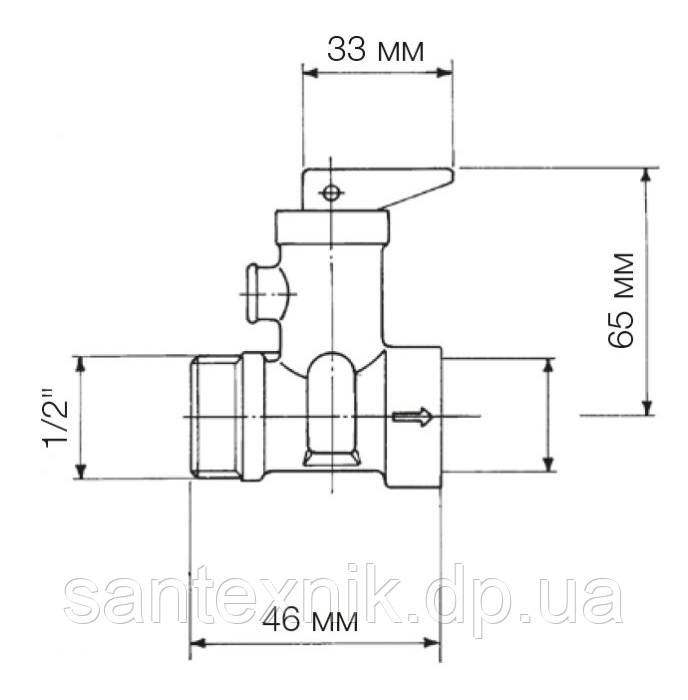 Предохранительный клапан Bonomi для бойлера 1/2 PN8 (36350004) - фото 2 - id-p1715821170