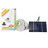 Акумуляторна Лампа Solar Led Light GR-020 світильник із сонячною панеллю ліхтар світлодіодний на гачку, фото 3