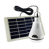 Акумуляторна Лампа Solar Led Light GR-020 світильник із сонячною панеллю ліхтар світлодіодний на гачку, фото 5