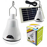 Акумуляторна Лампа Solar Led Light GR-020 світильник із сонячною панеллю ліхтар світлодіодний на гачку, фото 9