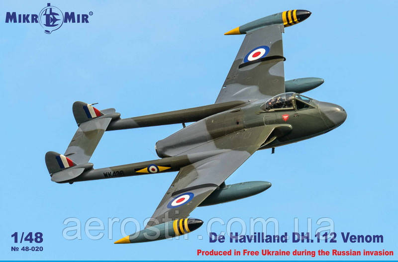De Havilland DH.112 Venom 1/48 MikroMIR 48020