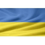 Флаг Украины 90 х 135 см атлас