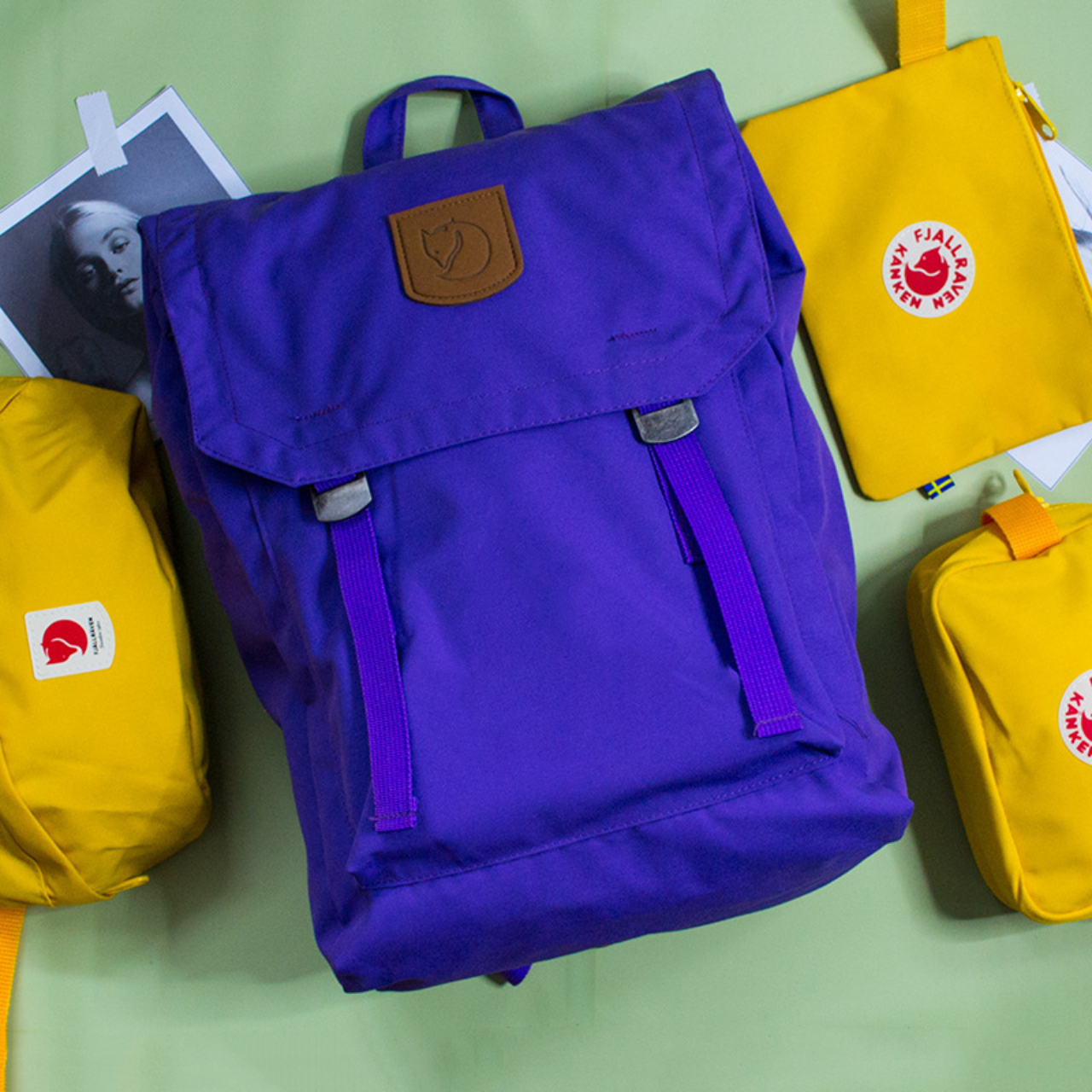 Міський рюкзак молодіжний прогулянковий Fjallraven Kanken Foldsack no1 універсальний, фото 1