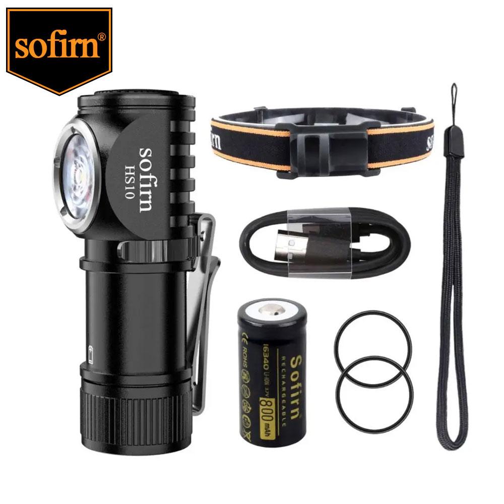 Налобний ліхтар Sofirn HS10, 16340 лм, що перезаряджається, LH351D 90CRI, фото 1