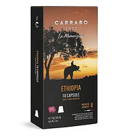 Кофе в капсулах Nespresso Carraro Ethiopia 10 шт Неспрессо Карраро Эфиопия