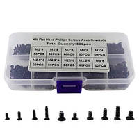 Гвинти мікрогвинти потайні для ноутбуків M2 M2.5 M3, набір, 500шт