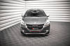 Сплітер Peugeot 208 GTi (13-15) тюнінг обвіс губа спідниця елерон (V2), фото 4