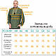 Чоловіча стильна вишиванка, льон, колір білий, розмір 58, фото 7