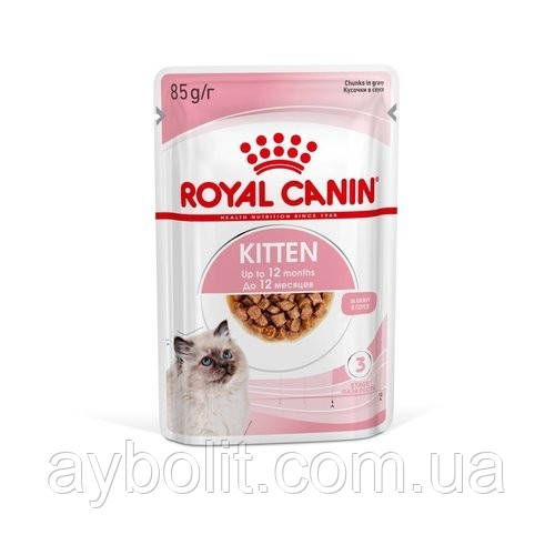 Royal Canin Kitten 85 гр влажный корм (Роял Канин) в соусе для котят до 12 месяцев