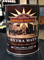 Масло-воск Hard Wax Oil, Extra Matt- для внутренней защиты древесины, American Wood Oil