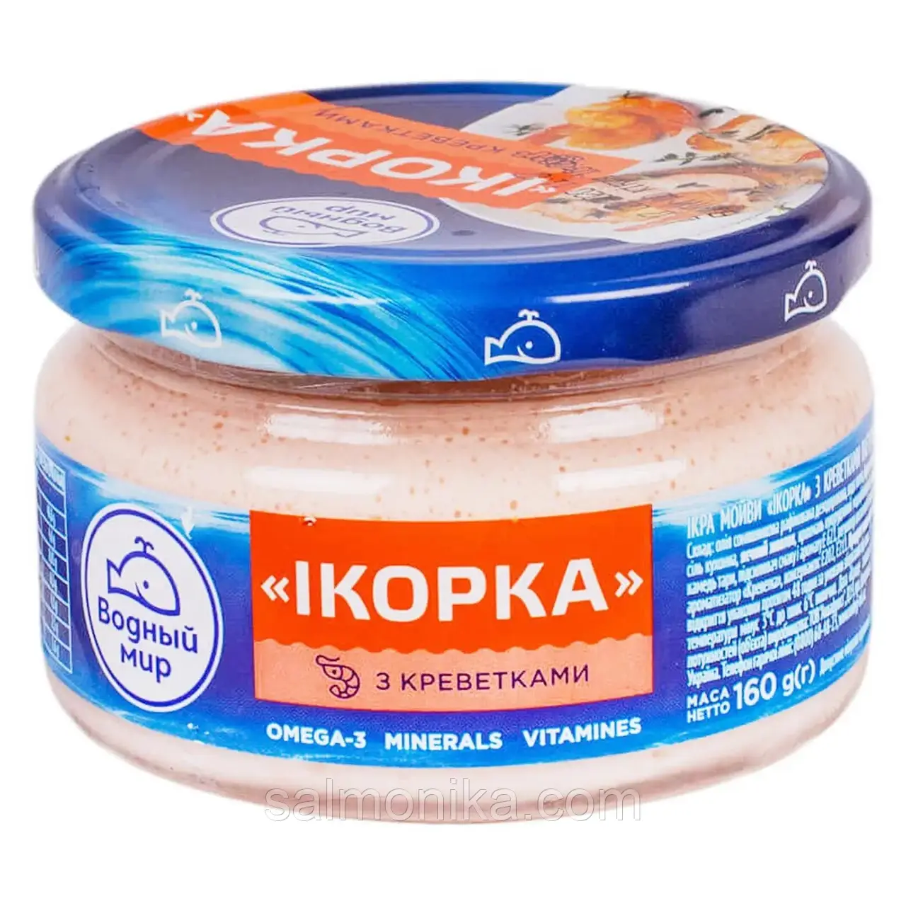 Паста Ікорна ВМ з креветками 160г