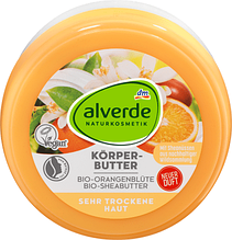 Органічне масло для тіла alverde NATURKOSMETIK Bio-Orangenblüte, Bio-Sheabutter 200мл