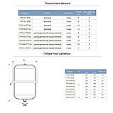 Бак для системи опалення плоский 8 л Ø325 AQUATICA (779132), фото 2