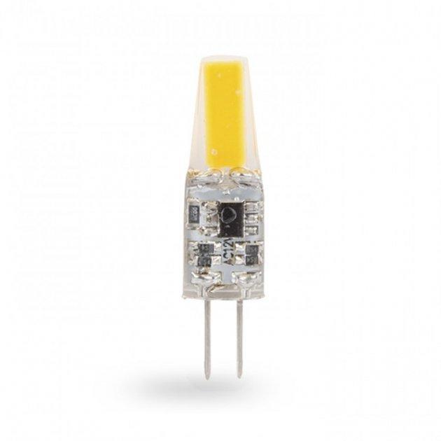 LED лампочка капсульная цоколь G4 в натяжной потолок, точечный светильник Feron LB-424 4W COB 12V G4 4000K - фото 1 - id-p1682109301