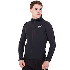 Толстовка спортивна на блискавці з капюшоном кофта спортивна Jason LD-2 розмір L (170-175 см) Black