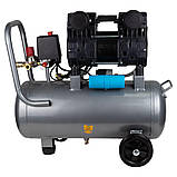 Компресор двоциліндровий безоливний 1.5 кВт 209 л/хв 8бар 30 л SIGMA (7042541), фото 6