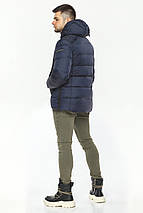 Зимова темно-синя куртка чоловіча брендова модель 37055 52 (XL), фото 3